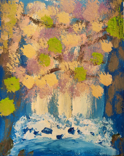 Водопад летом