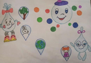 Разноцветные капли