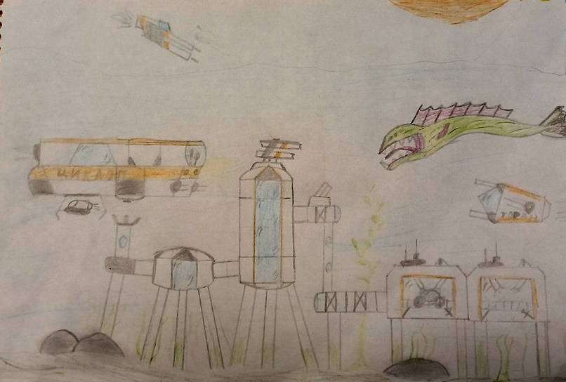 Подводный город 