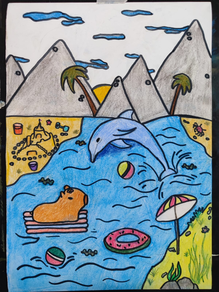 Летние каникулы капибары