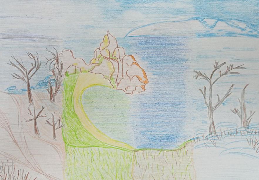 Разноцветное море