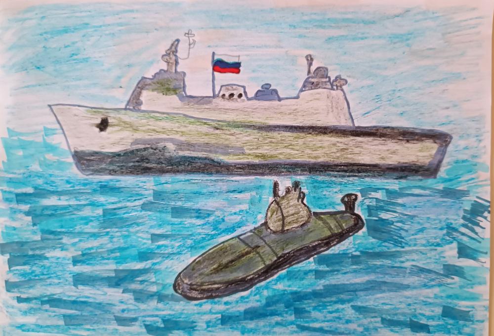 "Мощь и сила кораблей России и в настоящее время и в будущем "