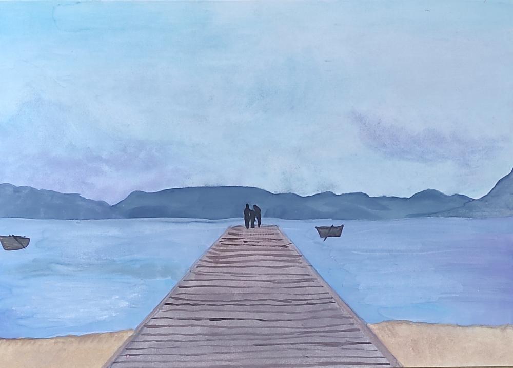 Летний вечер на реке