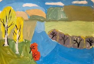 Осень на реке 