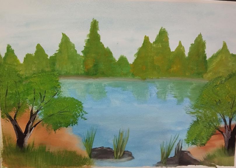 "Водоем в парке"