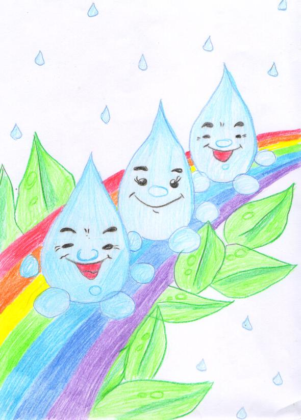 Радужные капельки