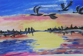 Волга осенней порой