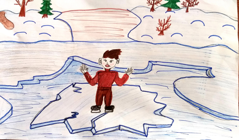 Опасен зимний водоем