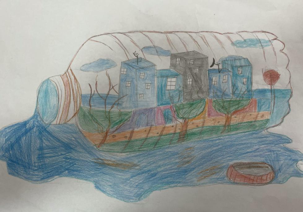 Пластиковый след человека