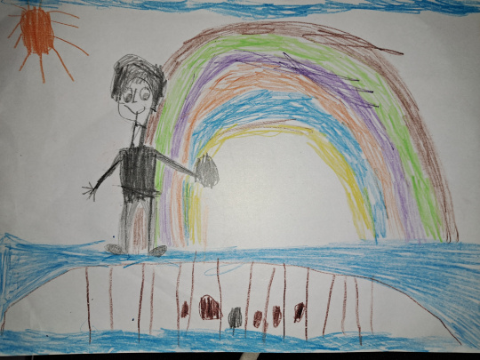 Я гуляю на мосту