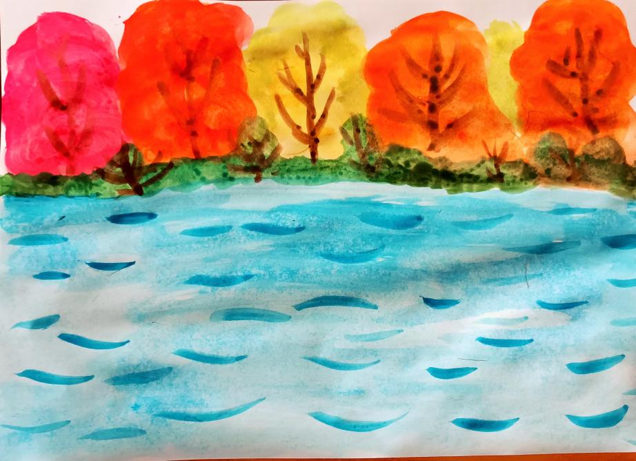 Иртыш осеннею порой.