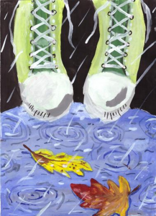 Городское озеро осенью! 