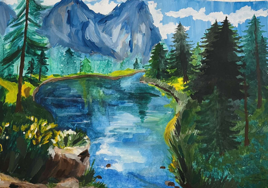 Зеркальная гладь.