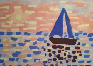 Розовый закат