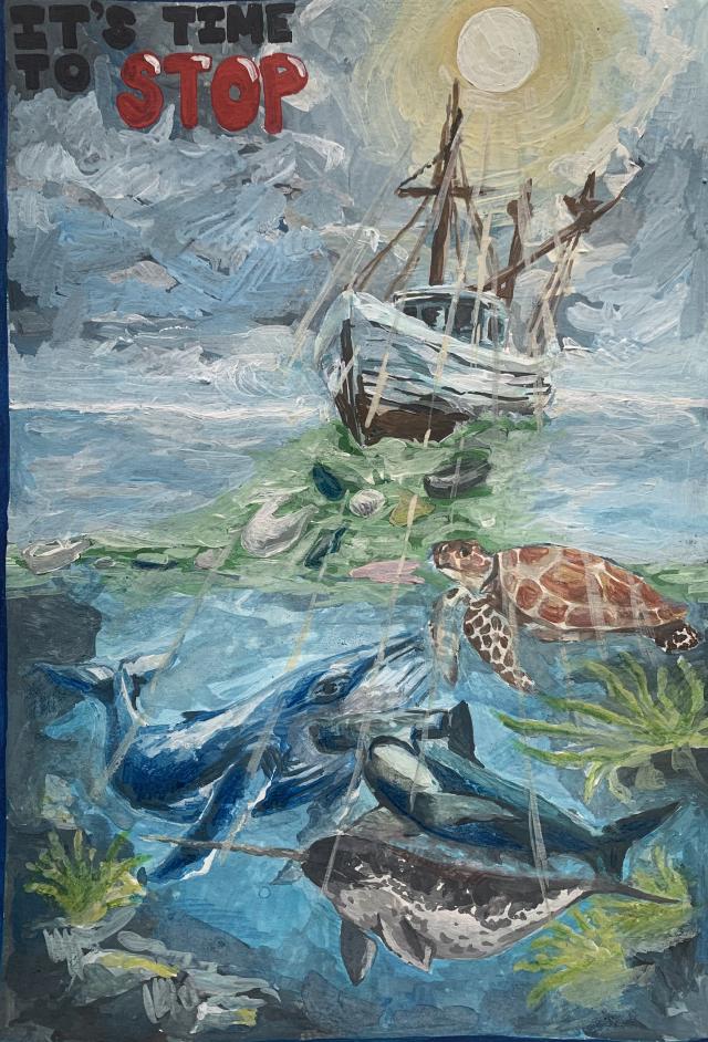 Наступающий ужас на морских животных 