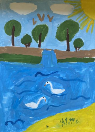 На нашем пруду