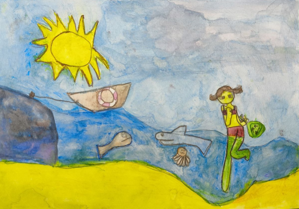 Очистим водоем от мусора