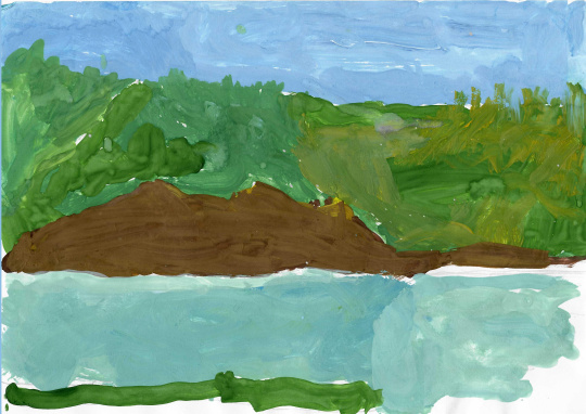 Речка в лесу