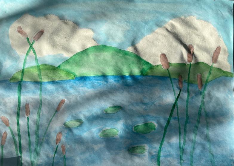 Голубое озеро