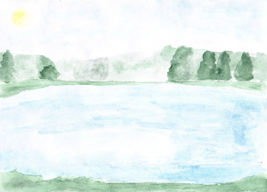 Летнее озеро 