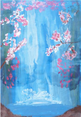 Весенний водопад 