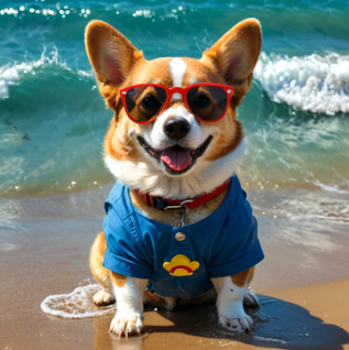 Стиляга на пляже