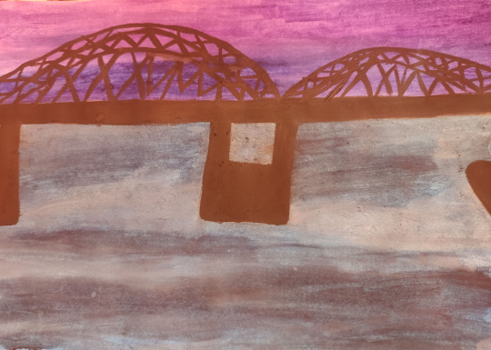 Ока. Метромост