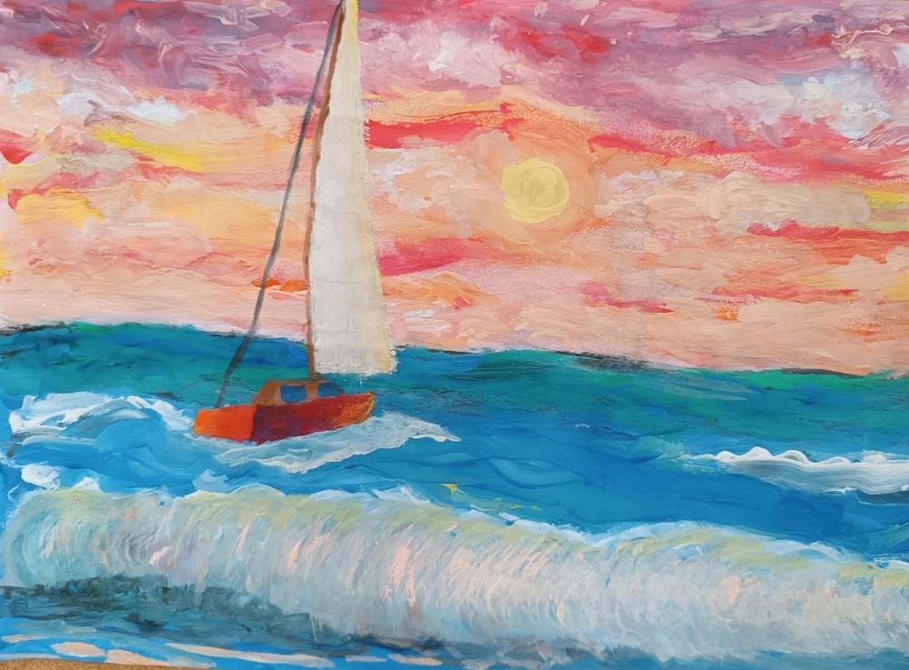 Летний закат. 