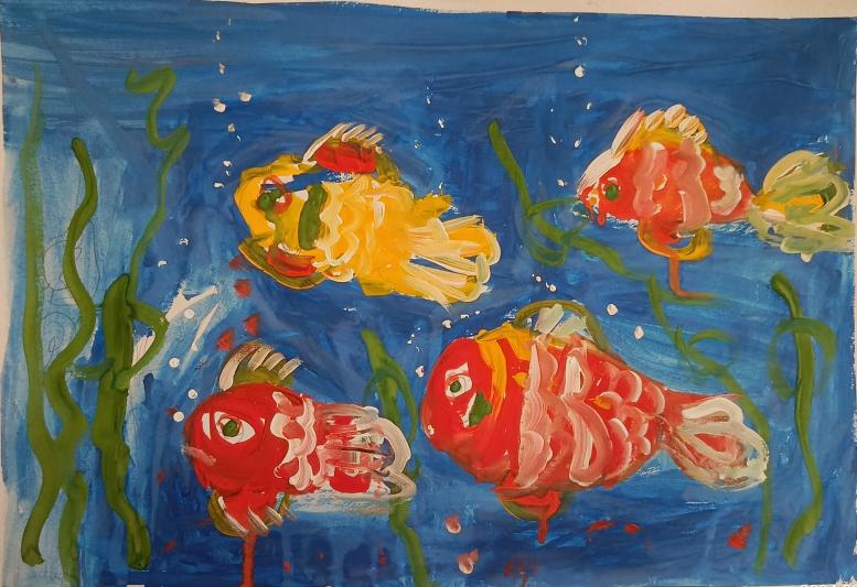 Красочные рыбки