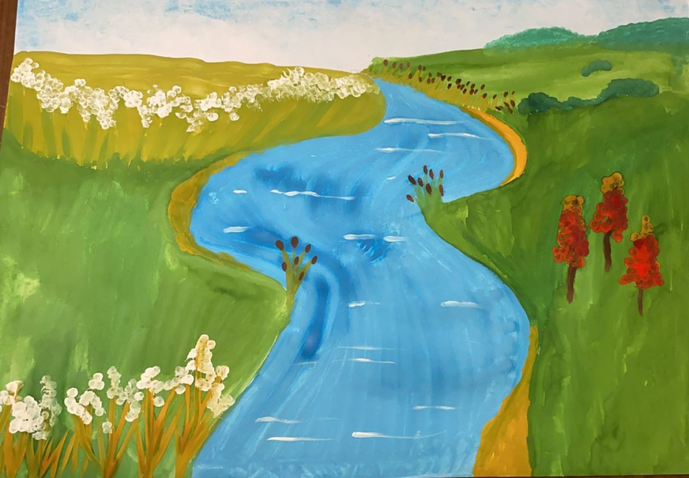 Осенняя река Глушица