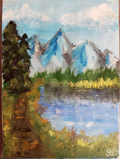 Горное озеро Алтая