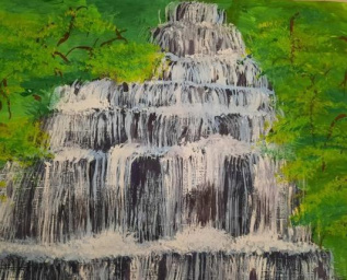 Водопад каскадный