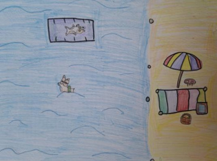 Корге на море