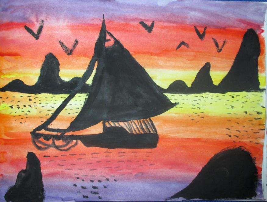 Любимое ночное море