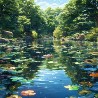 Утренний пруд 