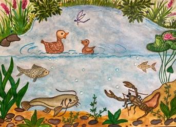 Обитатели реки Пры