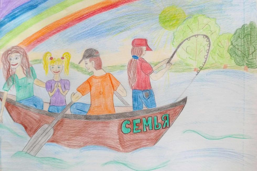 Вся моя семья на рыбалке