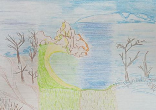 Разноцветное море