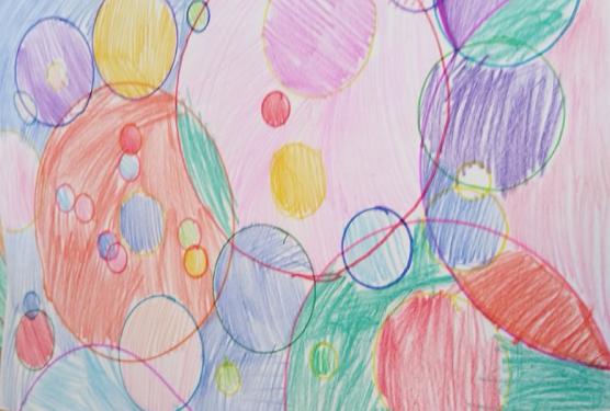 разноцветные капли