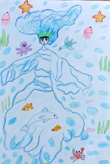 Девушка - вода