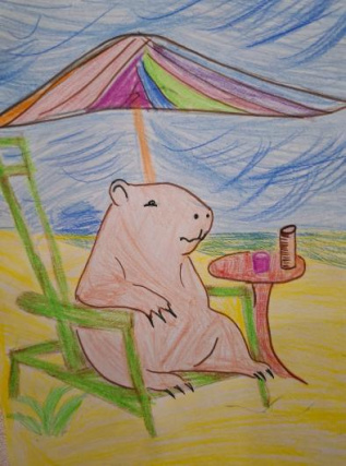 Капибар на отдыхе