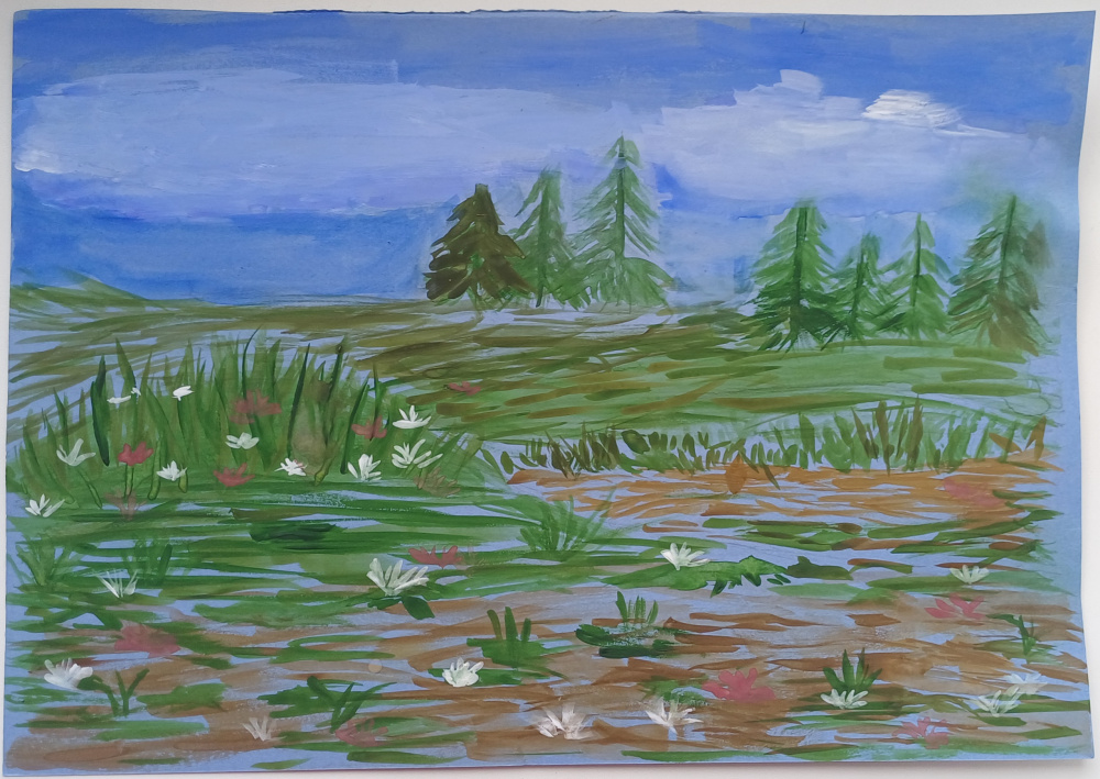 Лето...Вечер...пруд