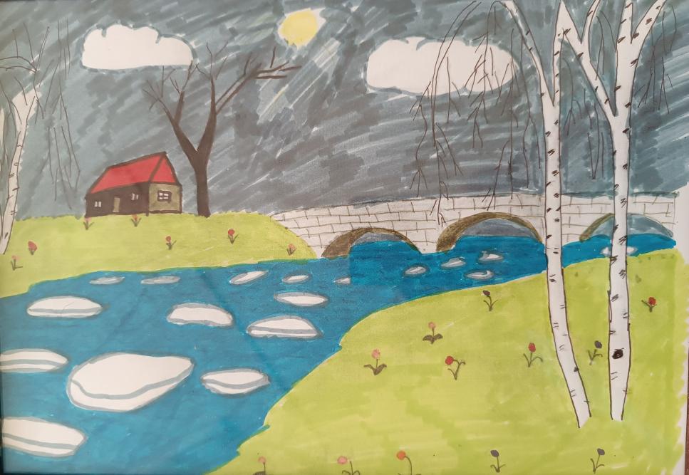 Отражение весны