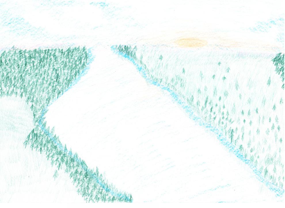 Закат на Оби