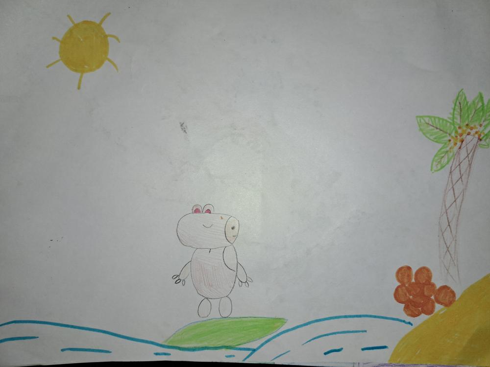 Капибара в отпуске