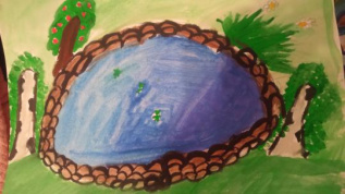 Пруд на даче