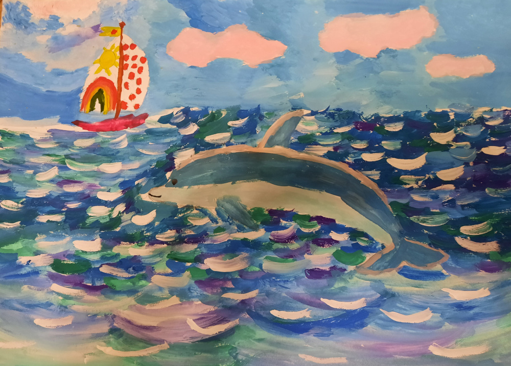 На море летом